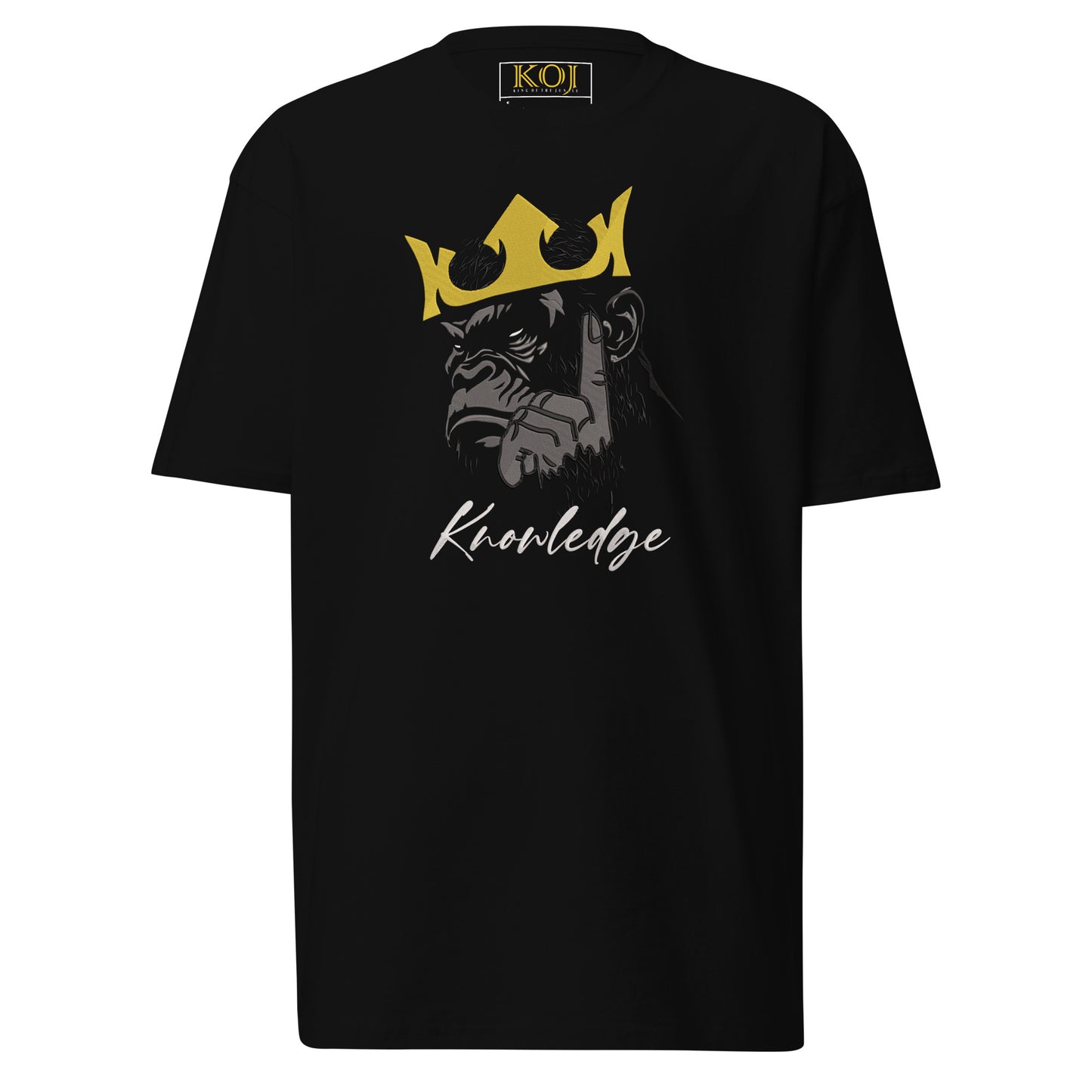 Knowledge is King - King of the Jungle Silverback Edition Premium T-Shirt